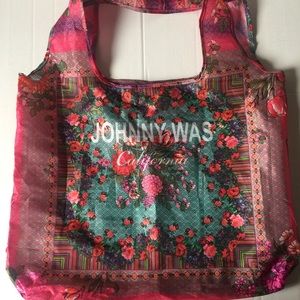 JOHNNY WAS California Packable Tote Shopper Bag